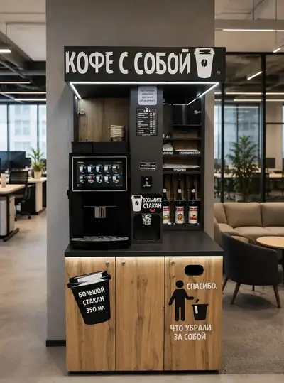 Кофейня самообслуживания под ключ